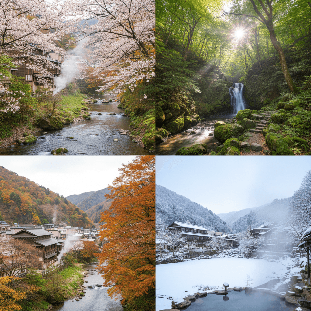 山梨・下部温泉の四季 自然 スポット完全ガイド:湯治と癒しの旅