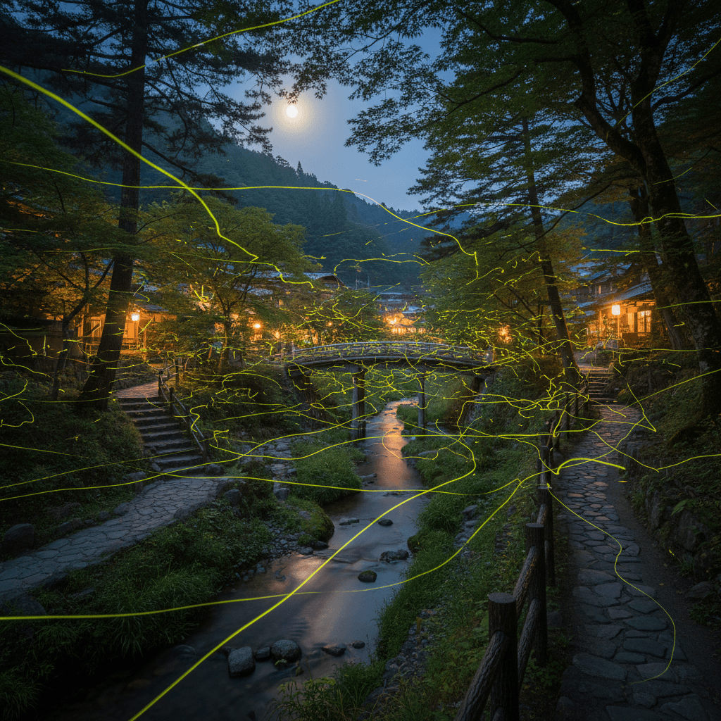 2026年 下部温泉ほたる公園:見頃時期と幻想的な夜を最大限に楽しむ完全ガイド