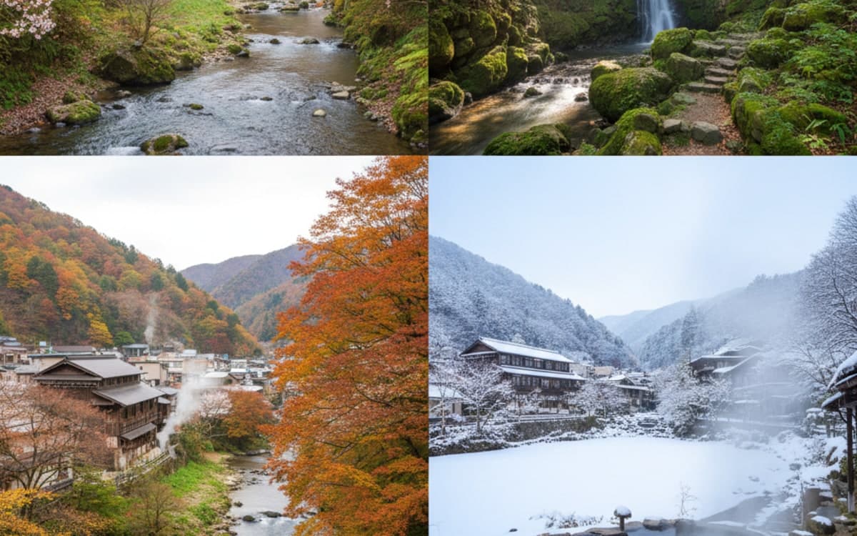 山梨・下部温泉の四季 自然 スポット完全ガイド:湯治と癒しの旅