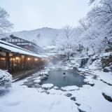 厳冬期の下部温泉:雪景色と秘湯が織りなす究極の癒し体験ガイド