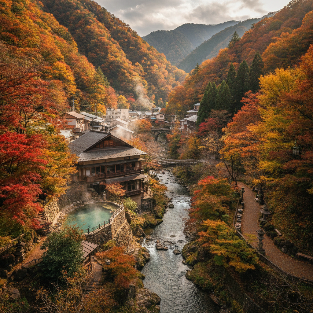 下部温泉 紅葉見頃スポット徹底解説：癒しの湯治と絶景を巡る完全ガイド