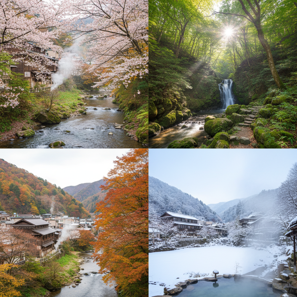 山梨・下部温泉の四季 自然 スポット完全ガイド：湯治と癒しの旅